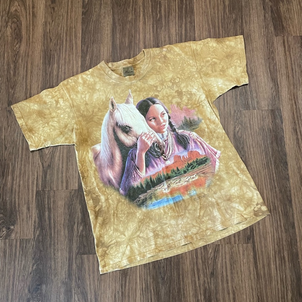 Vintage 1997 The Mountain Horse Graphic Tee